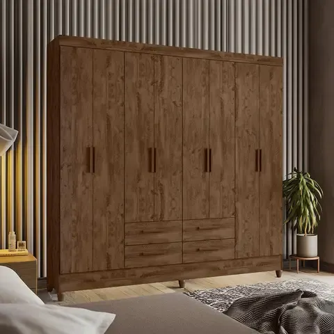 Ropero 8 Puertas 4 Cajones Florida