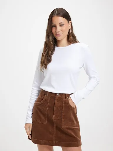 Just Jeans Tara Cord Utility Skirt