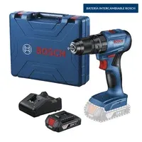 Taladro percutor inalámbrico 1/2" 18V con batería y maletín