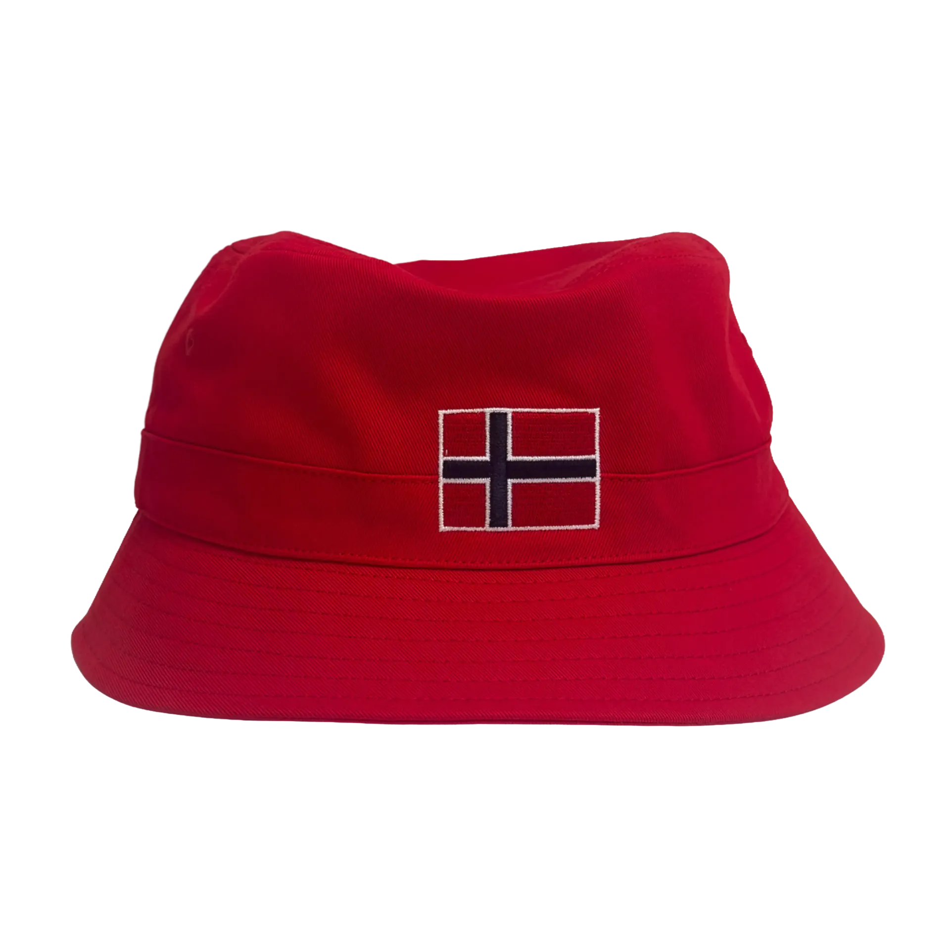 Bøttehatt NORGE rød