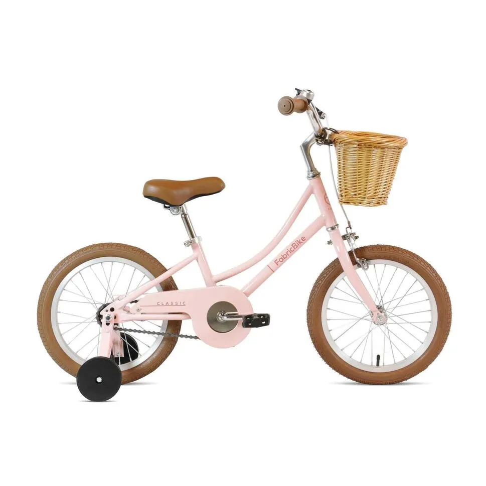 FABRICBIKE Kids Classic - 16" šlapací kolo pro děti ve věku 3-7 let. Pink