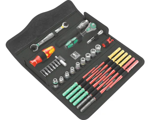 Sada nástrčných klíčů z nástrojové oceli Wera Kraftform Kompakt, 35 kusů.