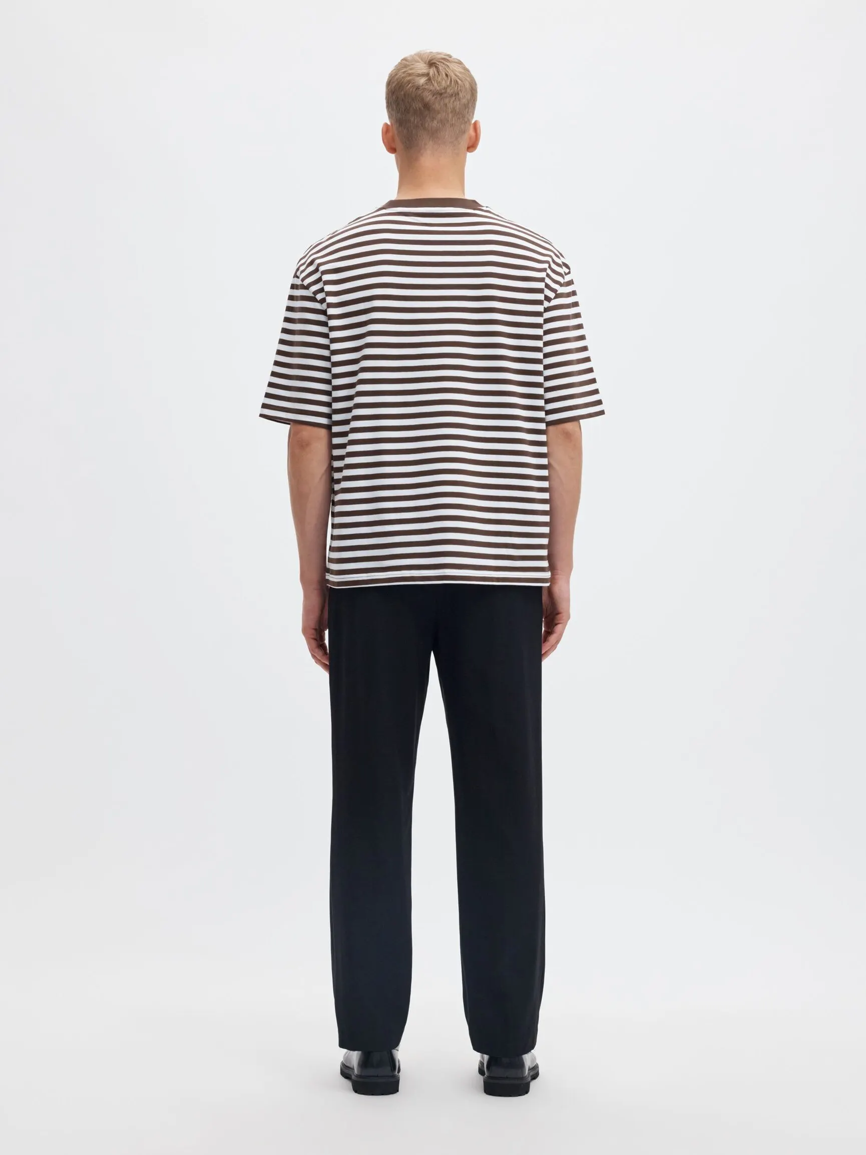 STRIPETE RELAXED FIT T-SKJORTE