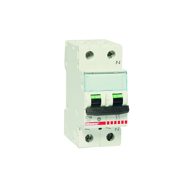 Interruttore magnetotermico BTICINO 1PP 16A 2M 230 V FC810NC16