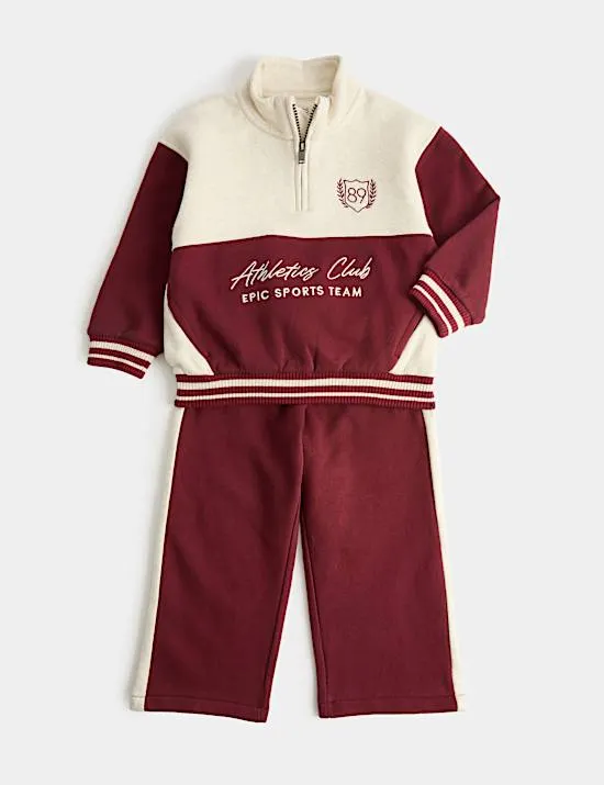 2-tlg. sportliches Outfit mit hohem Baumwollanteil (2–8 J.)