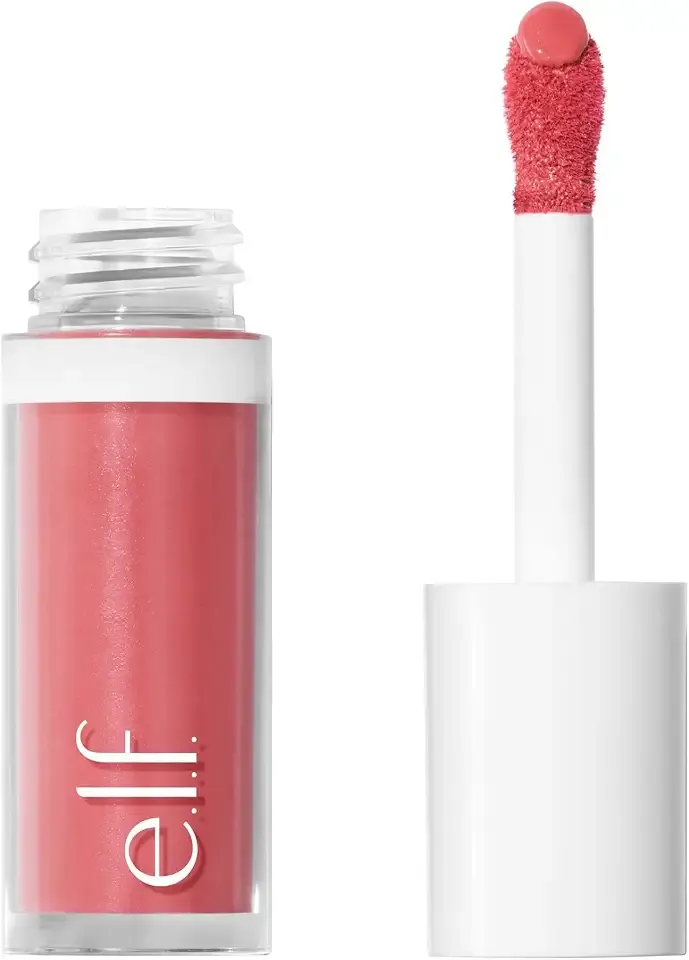 e.l.f. Camo Liquid Blush, Cheeky Lychee | Long-lasting Liquid Blush For High-pigment Color, Creates A Soft, Dewy Finish, Vegan & Cruelty-free
