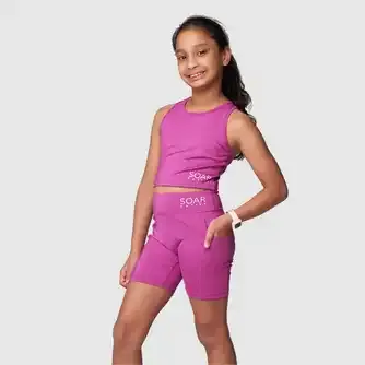 Soar Active Girls Rise Crop