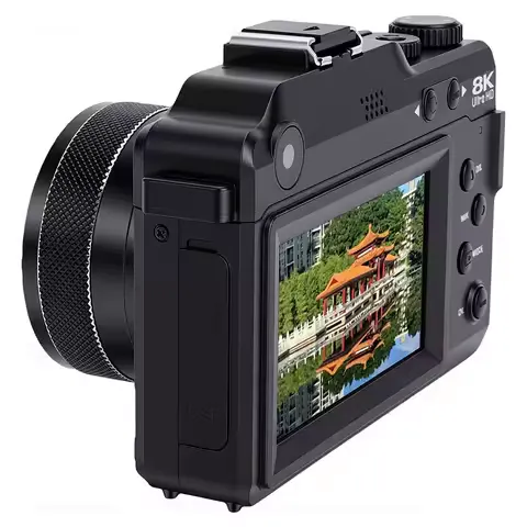 8K HD 80MP Digital camera Selfie Autofocus Image stabilization Entry-level Student model Webcam Life Camera Wide-angle