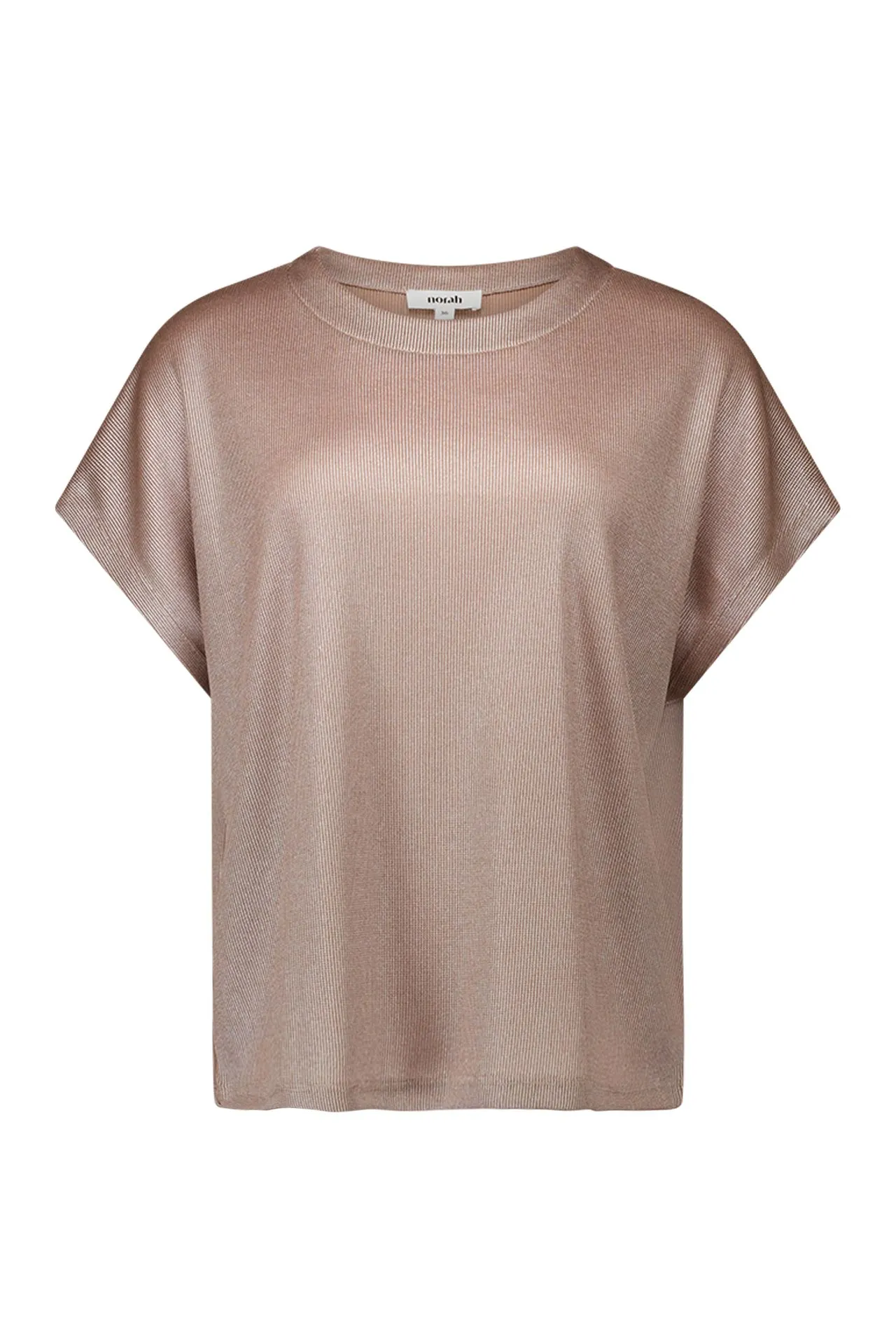 Bronzen shirt met glans