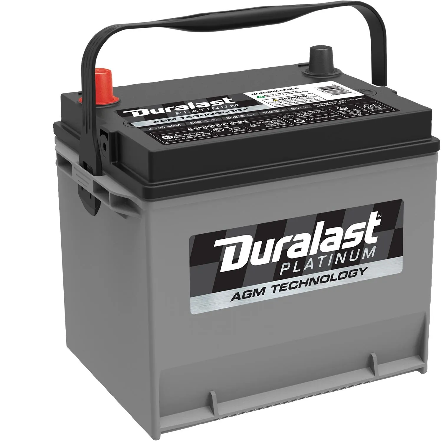 Duralast Platinum Group Size 35 Absorbed Glass Mat (AGM) Battery 35-AGM