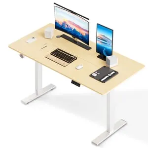 Escritorio Elevable Eléctrico 60x140 cm, Altura 70-117 cm, Función memoria, Rebote en caso de resistencia, Modo ahorro de energía.