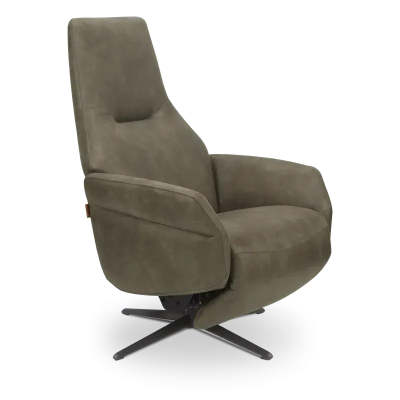 Relaxfauteuil Opera - handmatig - microleder Oxx Forest