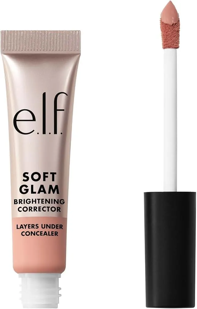 e.l.f. Soft Glam Brightening Corrector, Helps Minimize Dark Circles & Discoloration, Hydrating With A Natural Finish, Vegan & Cruelty-Fre…