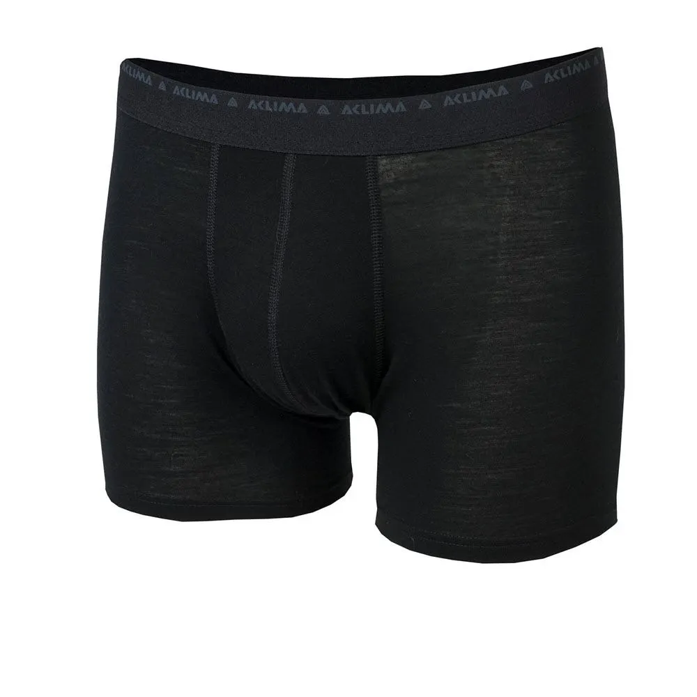 LightWool 140 Boxer i ull (M) herre - jet black
