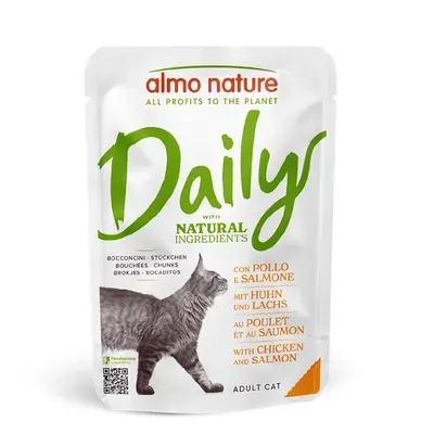 Lot Almo Nature Daily 12 x 70 g pour chat