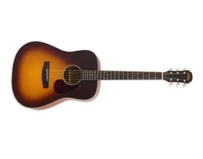 ARIA 111 SATIN TOBACCO SUNBURST DREADNOUGHT ACOUSTIC GUITAR (SPRUCE/MAHOGANY)