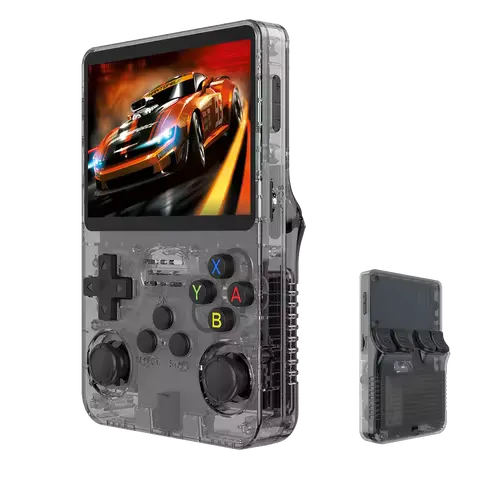 BOYHOM Original R36S Retro Handheld Video Game Console Linux System 3.5 Inch IPS Screen R35s Pro Portable Pocket Video Player 64GB Games 1G Ram