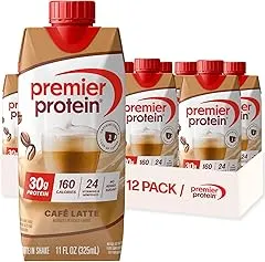 Premier Protein Shake, Café Latte with Caffei…