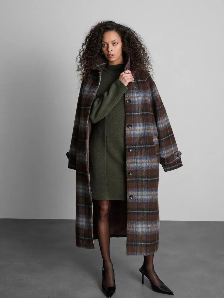 Mini robe-pull à manches ballons