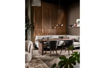 Eetbank Couple element - grijs melange