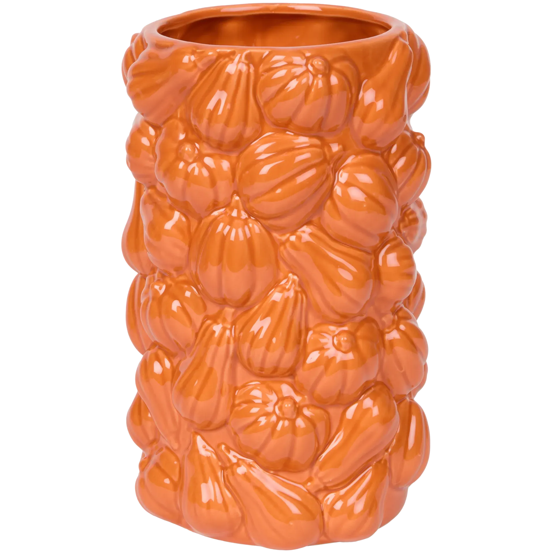 Vaso con zucche
