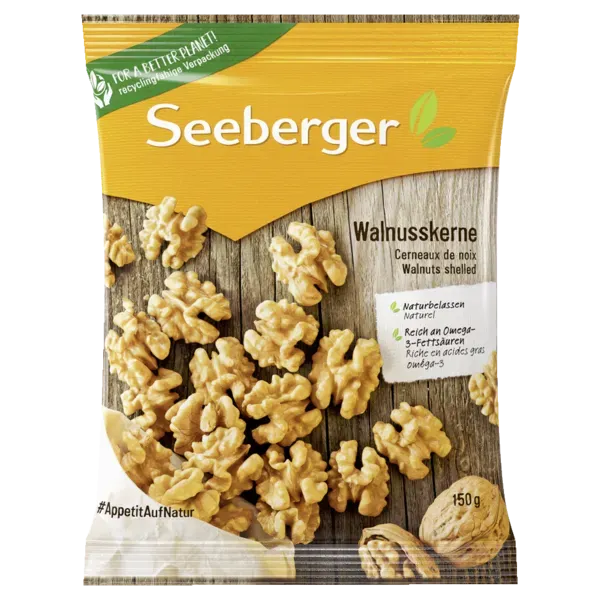 Seeberger Walnusskerne oder milde Pinienkerne
