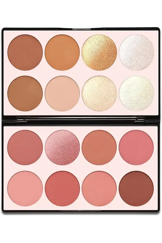 16 Colors Contour Palette Make up - Blush Highlighters Bronzer Powder All in one Makeup Palettes Contour Kit - Face Cosmetics Gifts for Women Beauty for Festivals (SET1)