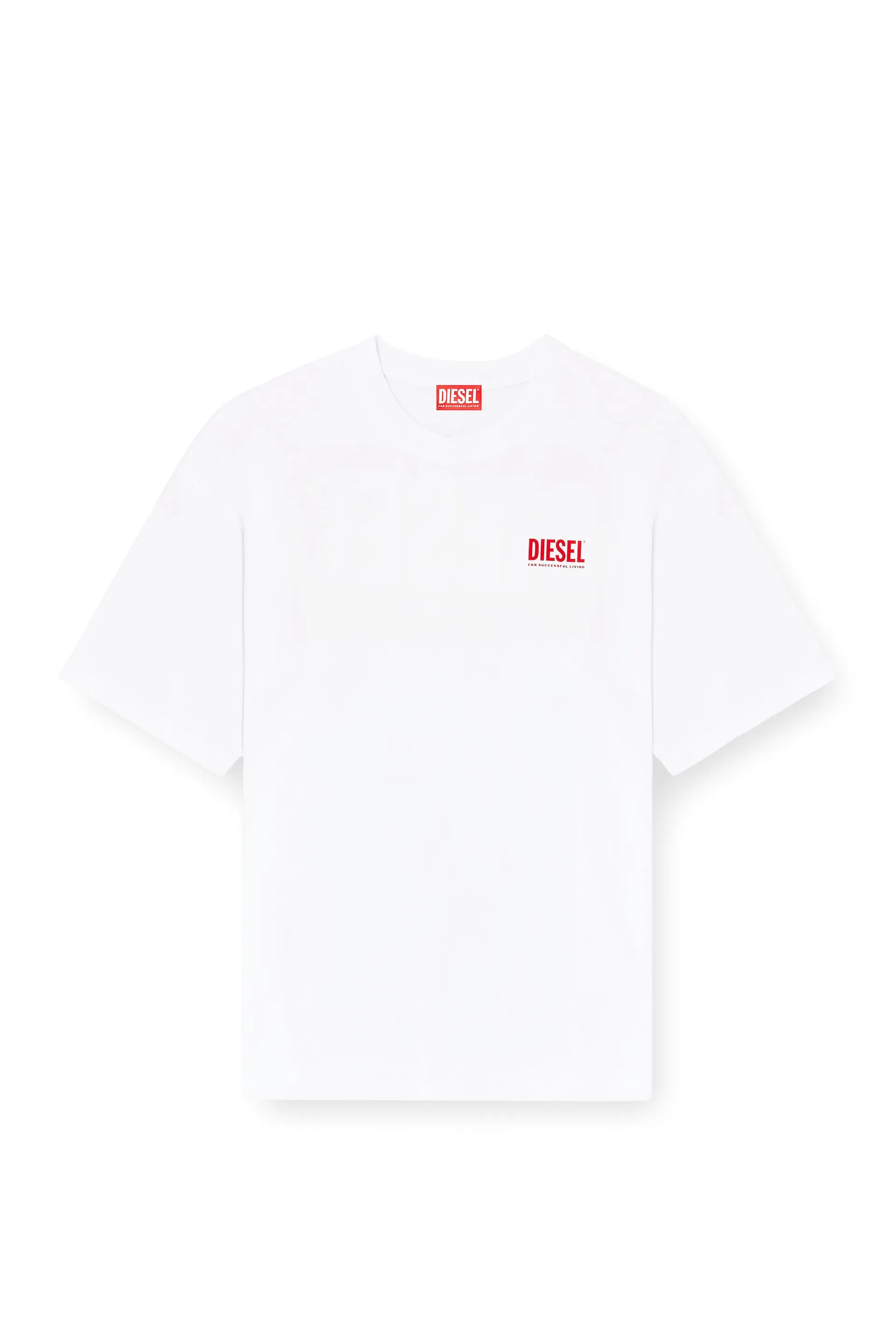 Cotton T-shirt with Diesel Biscotto print