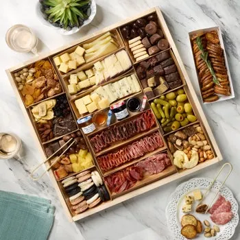 Luxe Bites Sweet and Savory Ready-to-Eat Charcuterie Board, 99.6 oz Total