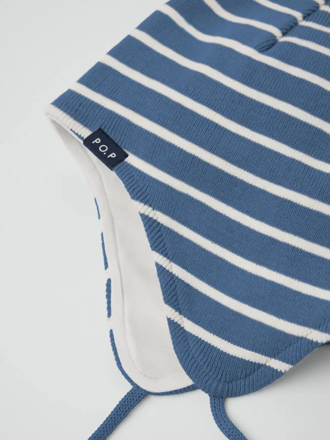 Vindtett med trikotfôr og knytebånd