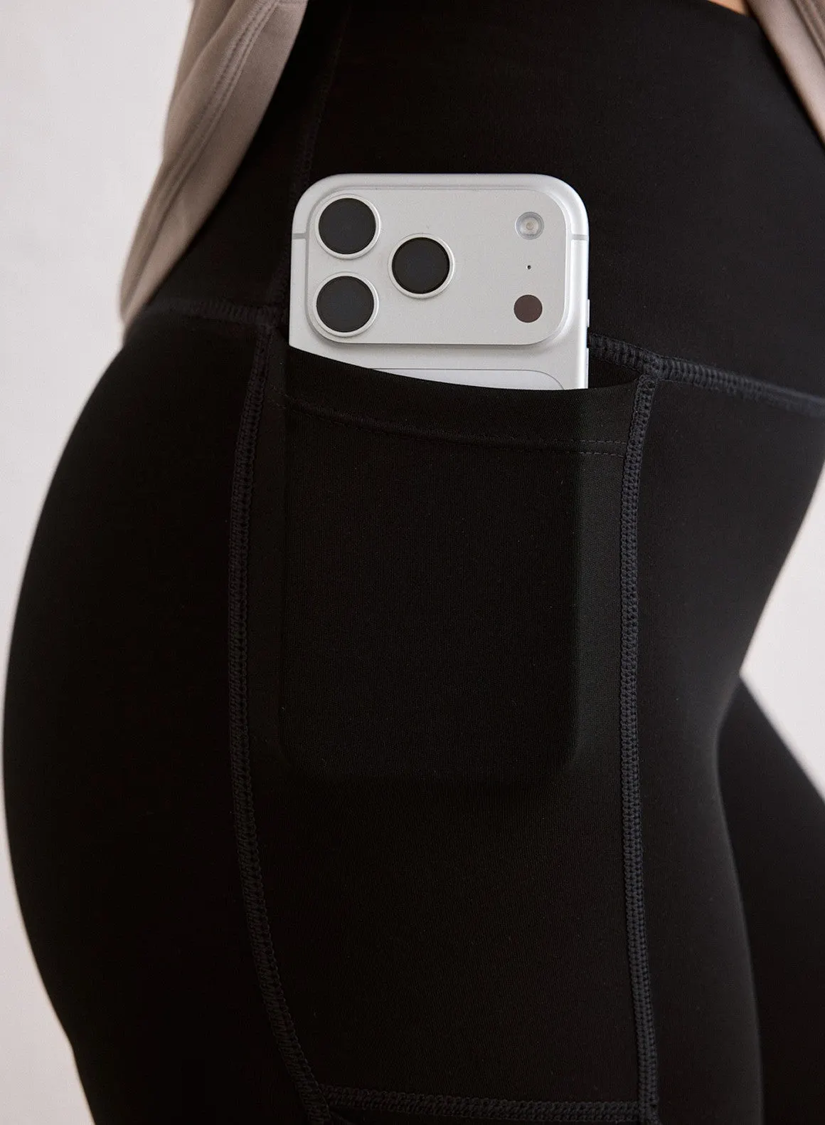 Black Running Biker Shorts