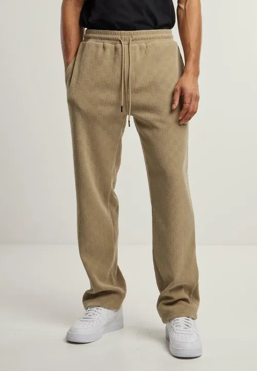 JACQUARD WIDE - Joggebukse - unionbeige