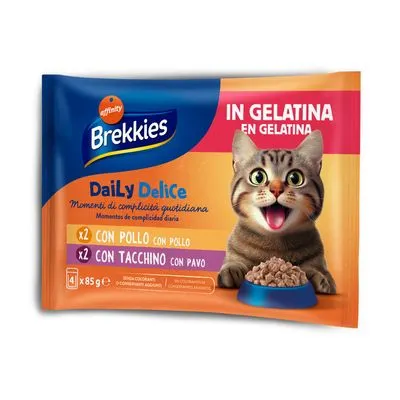 Lot économique Brekkies Daily Delice 12 x 85 g