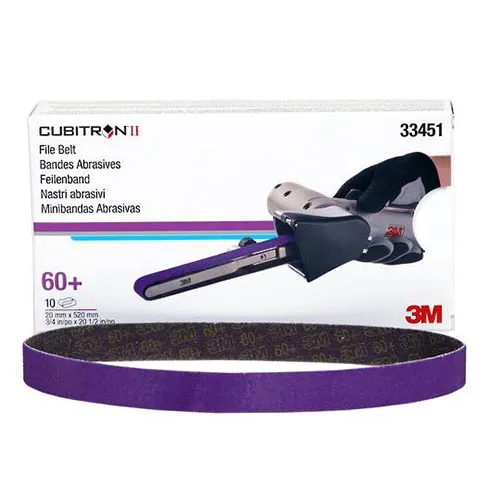 3M Cubitron II Belt 20mm x 520mm P60 (Pk/10)