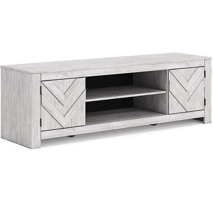 Cayboni 71" Wide Whitewash TV Stand