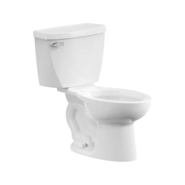 American Standard Cadet Pressure-Assisted 2-piece 1.1 GPF Single Flush Elongated Toilet in White, Seat Not Included