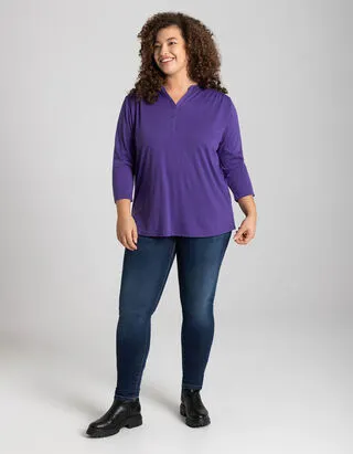 Jeggings - Passanti per cintura - blu scuro
