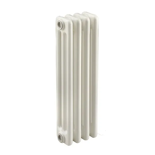 Termosifone in acciaio tubolare 3 colonne 4 elementi interasse 623 mm EQUATION Comby bianco
