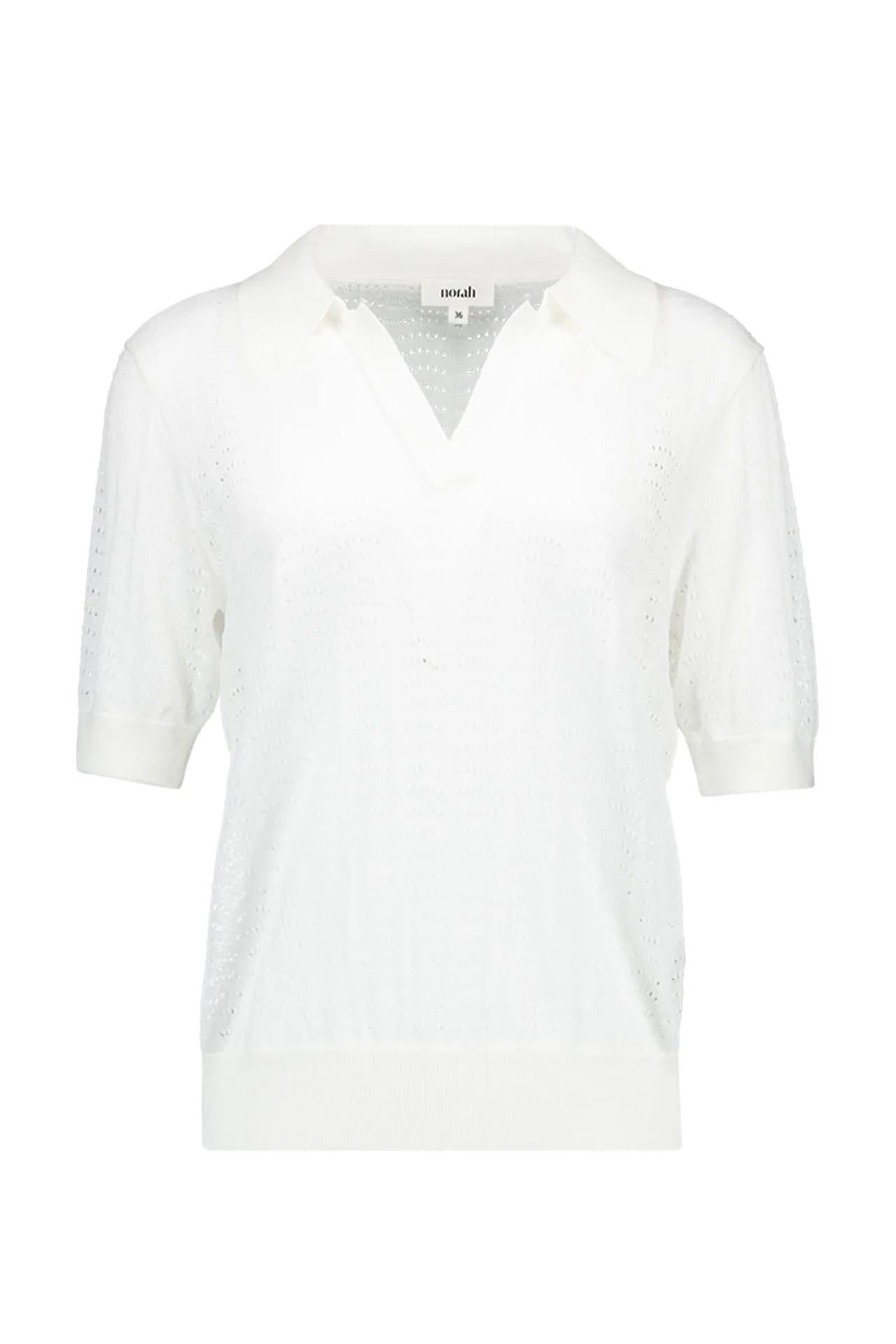 Off-white gebreide trui