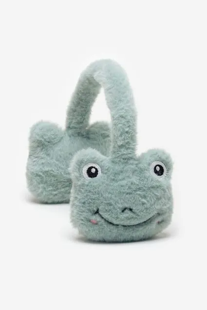 Kids oorwarmers kikker