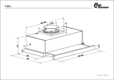 THERMEX COPIC 50CM LIESITUULETIN VALKOINEN