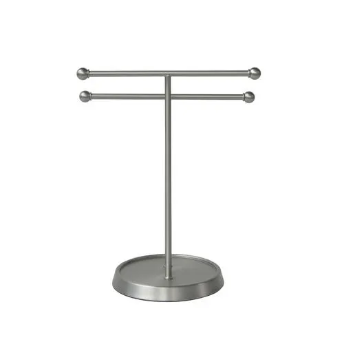 Brushed Nickel Fingertip Towel Stand