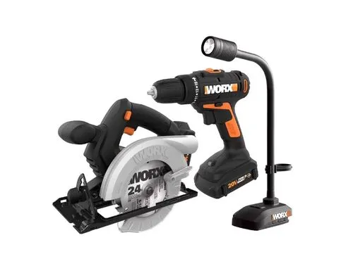 Worx® 20-Volt 3-in-1 Combo Kit