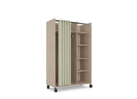 Kledingkast Kit 100x48x160cm - decor - jackson hickory & zand
