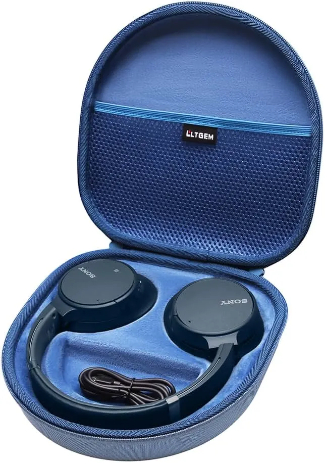 Case for Sony WH-CH720N/WH-CH520 Noise Canceling Wireless Headphones Blue | Hard Carrying Travel Case for Sony WH-CH720N/…