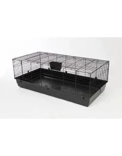 Keddoc Konijnenkooi Olaf - Dierenverblijf - 160x80x58 cm Zwart
