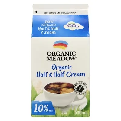 10% Half & Half Organic Cream