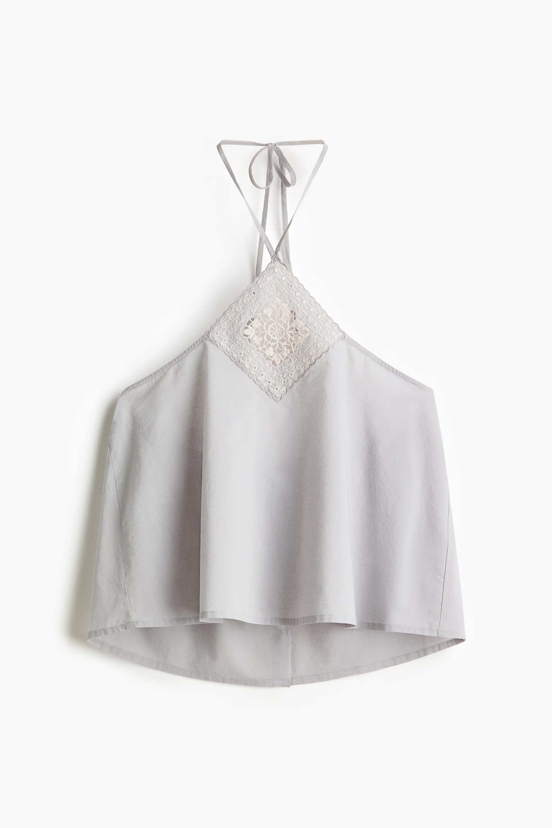 Cotton halterneck top