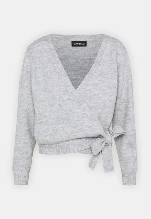 Cardigan - mottled light grey