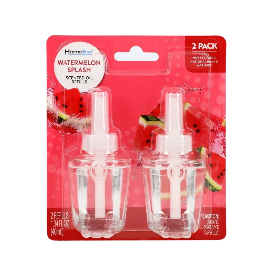 Homeline Scented Oil Refills - Watermelon Splash, 2 ct.